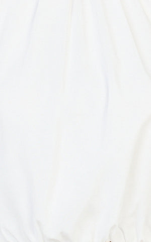 Melanie Top - Halter Neck Top in Cream