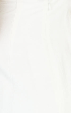 Tracey Mini Dress - Fit And Flare Polka Dot Dress in White
