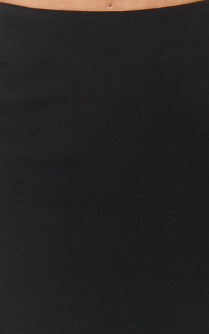 Marais Maxi Skirt - Column Skirt in Black