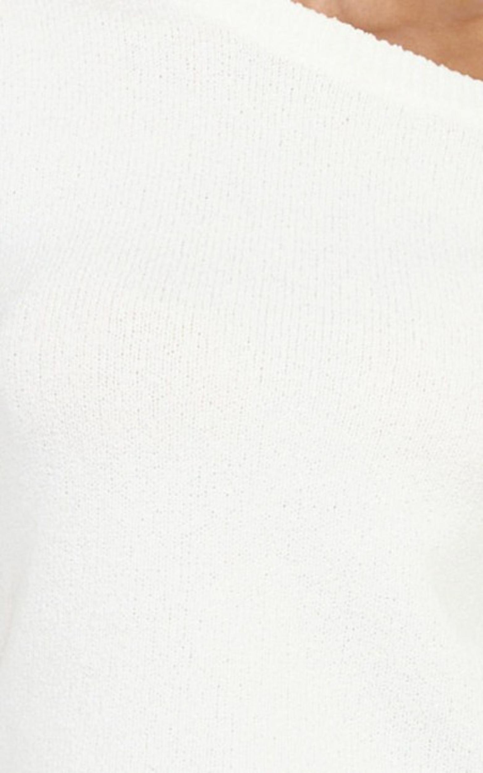 Marilou Top - Knit Off Shoulder Top in White