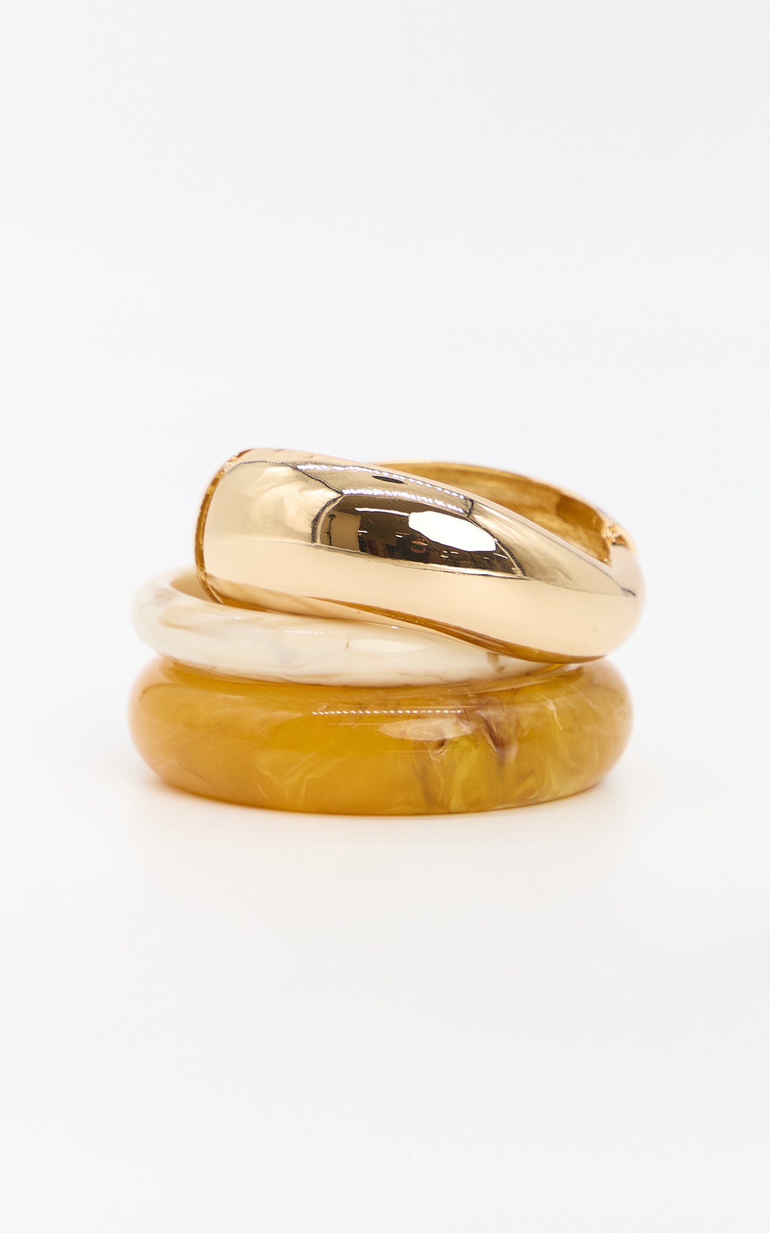 Claudette Bangle - 3 Pack Bangle in Gold