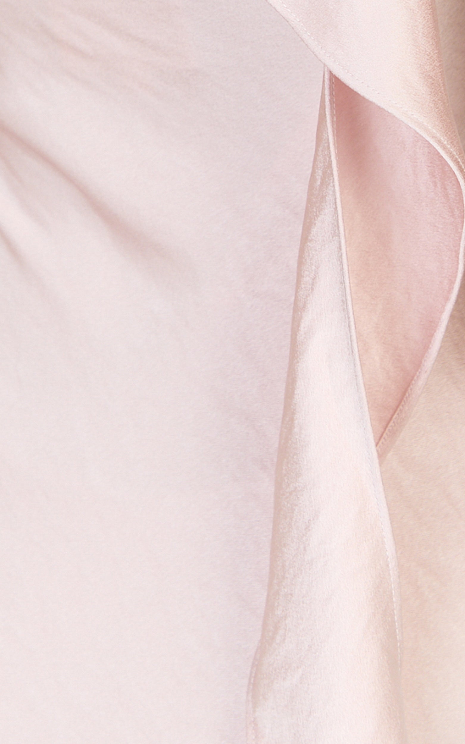 Calix Midi Dress - One Shoulder Slip Dress in Pink