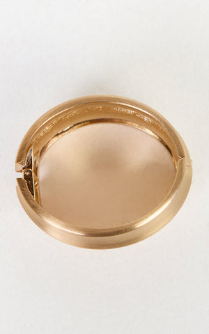 Tayla Bangle - Textured Bangle in Gold