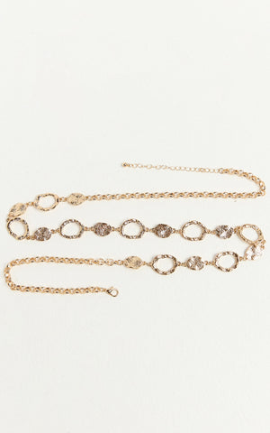 Estelle Belt - Chain Belt in Gold