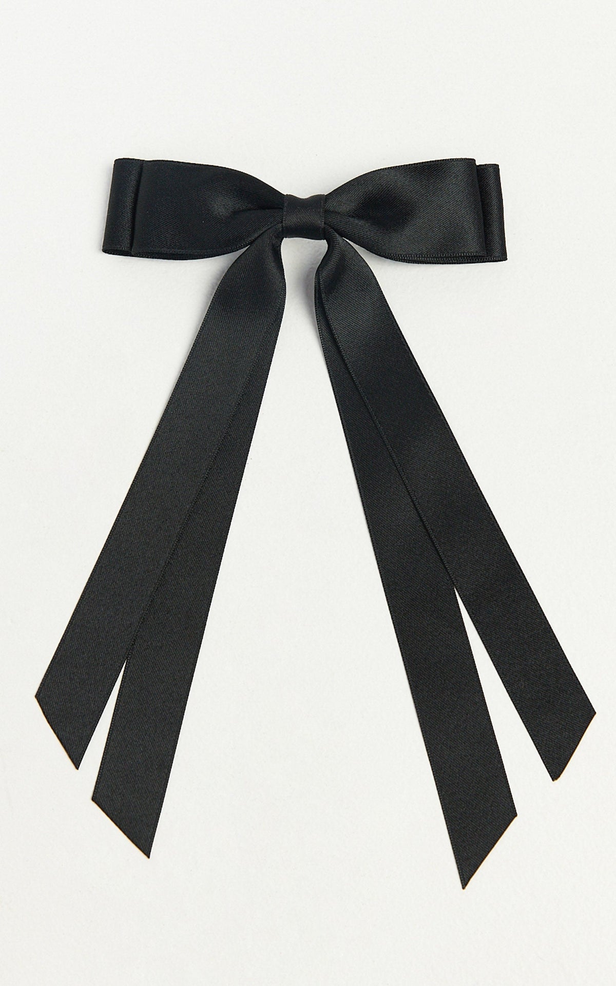 Dolores Hair Clip - Ribbon Hair Clip in Black