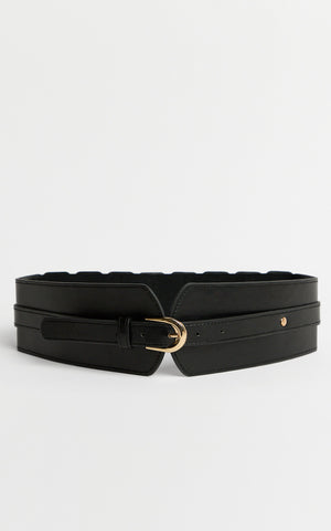 Jacqueline Belt - Corset Belt in Black