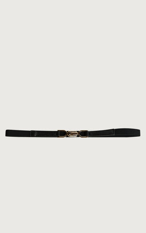 Karlene Belt - Thin Belt in Black
