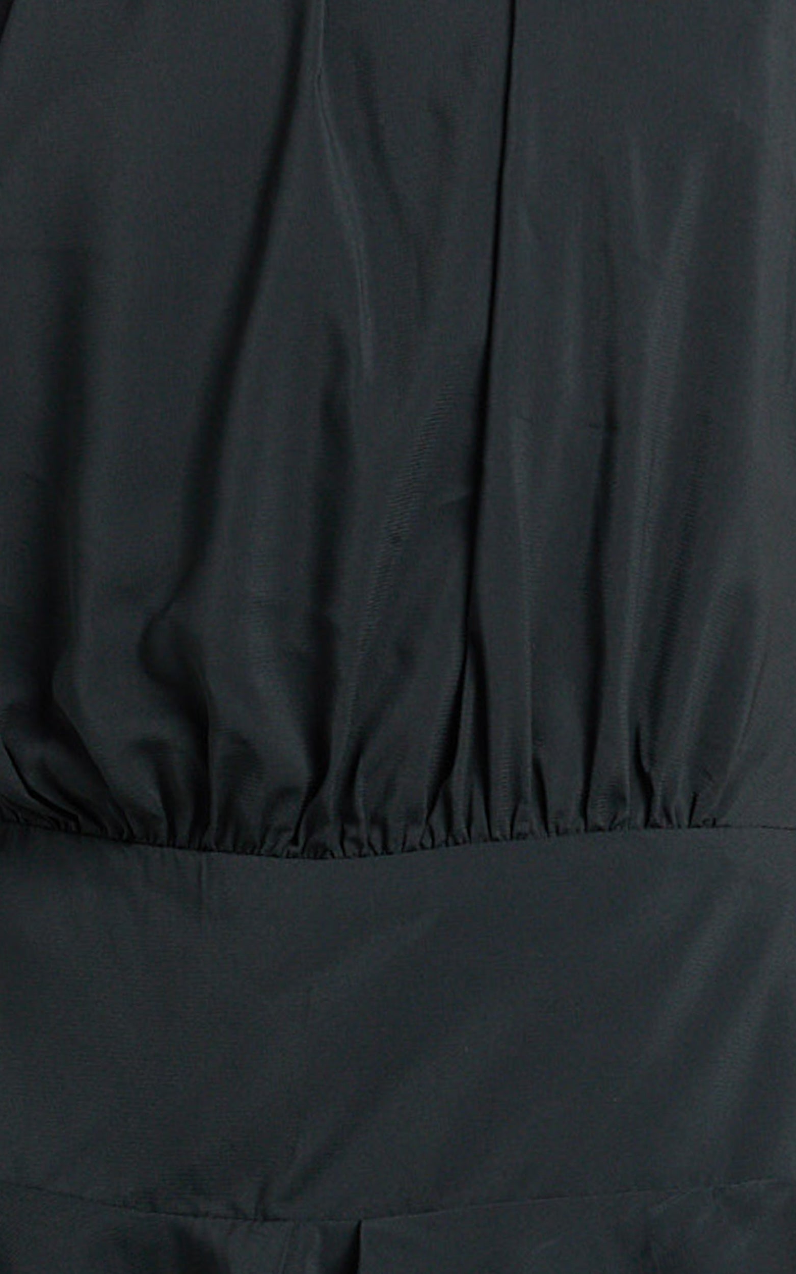 Bryonie Mini Dress - Backless Halter Dress in Black