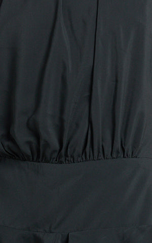 Bryonie Mini Dress - Backless Halter Dress in Black