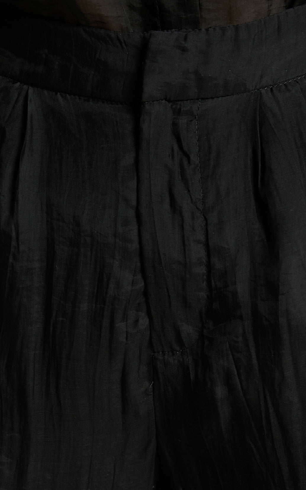 Garrick Pant - High Waisted Semi Sheet Pant in Black