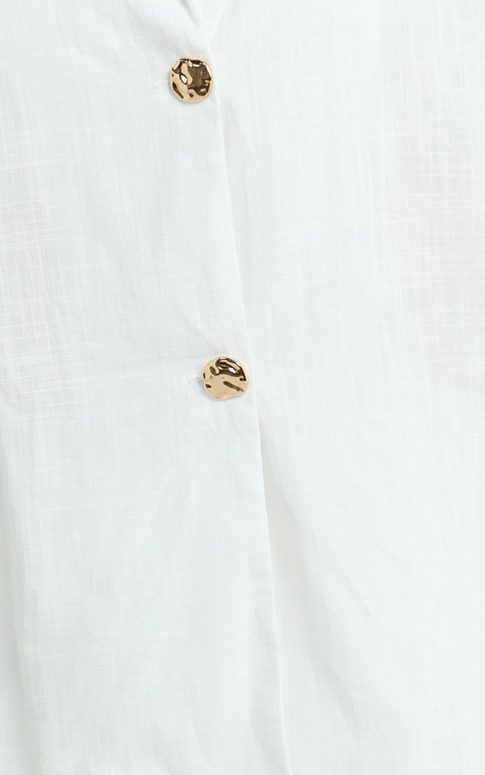 Iris Two Piece Set - Relaxed Shirt and Short Set in White