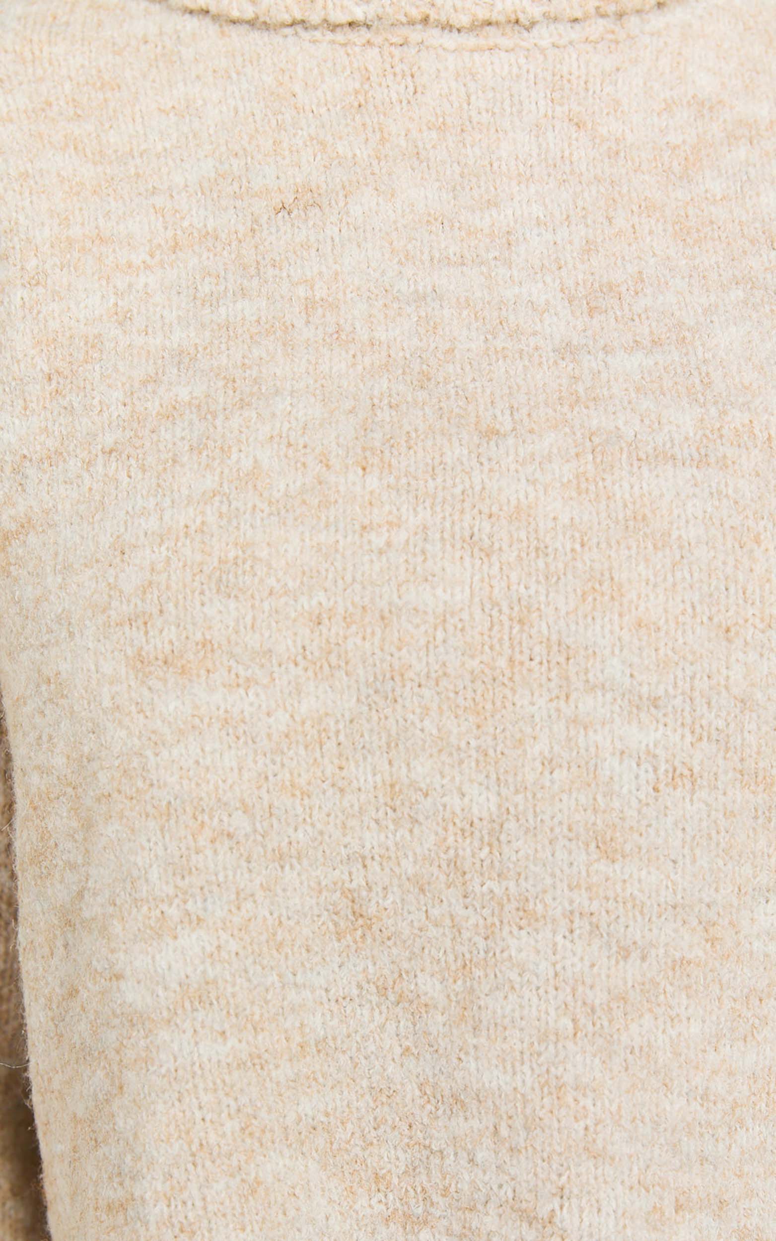 Luella Jumper - Oversized Turtle Neck Jumper in Oatmeal