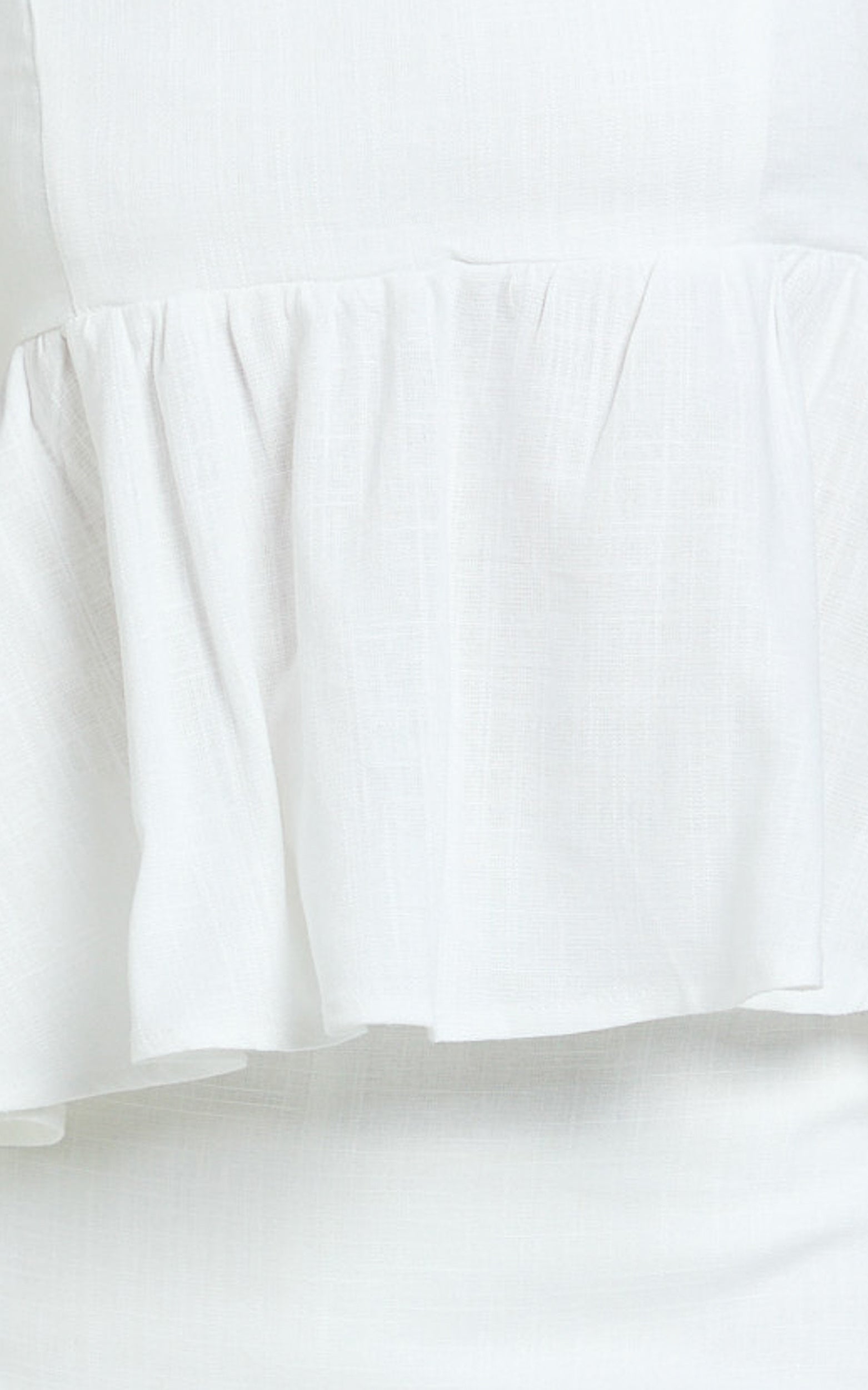 Zoe Top - Tie Strap Cami Top in White