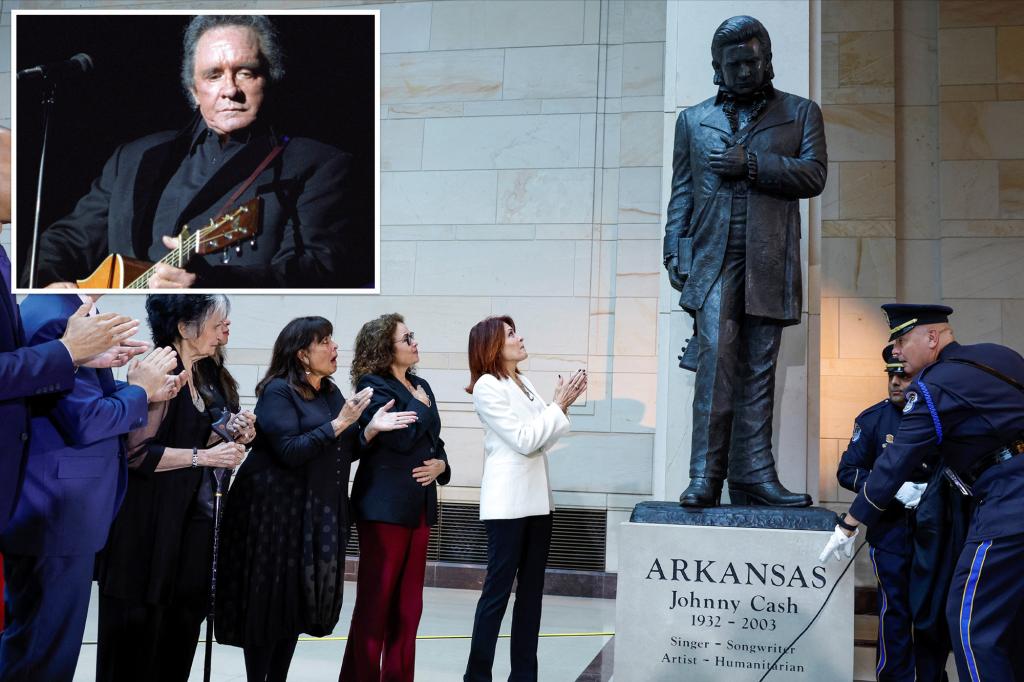 Johnny Cash Statue Unveiled at US Capitol: A First for Music